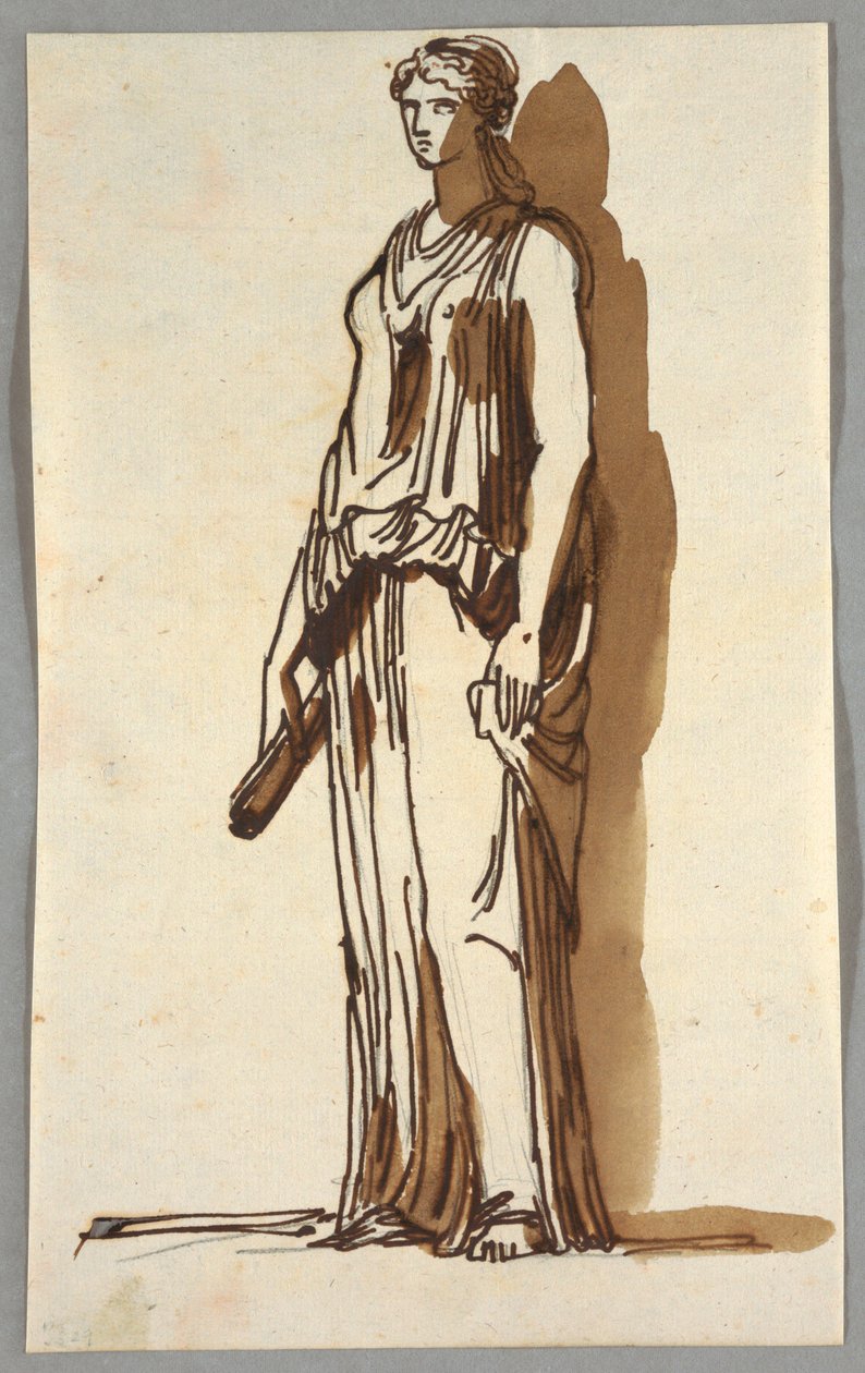 Estátua Feminina Antiga de Felice Giani