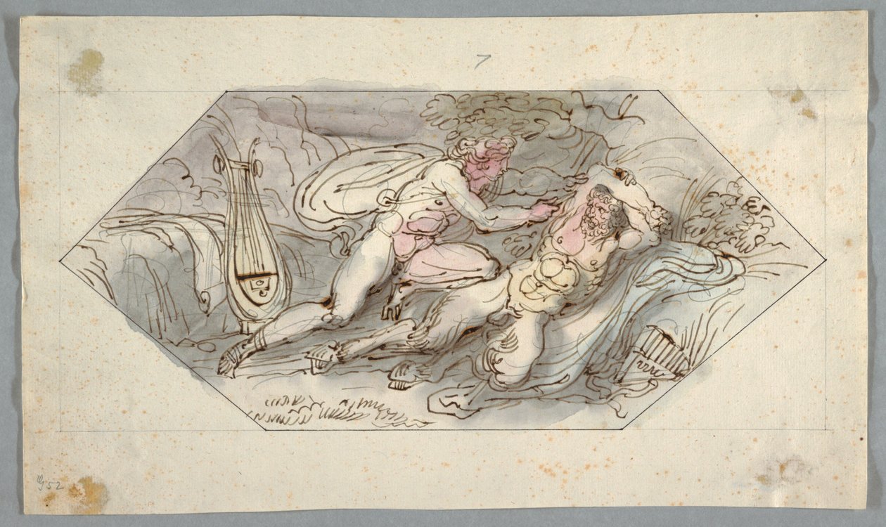 Apolo esfola Marsyas de Felice Giani