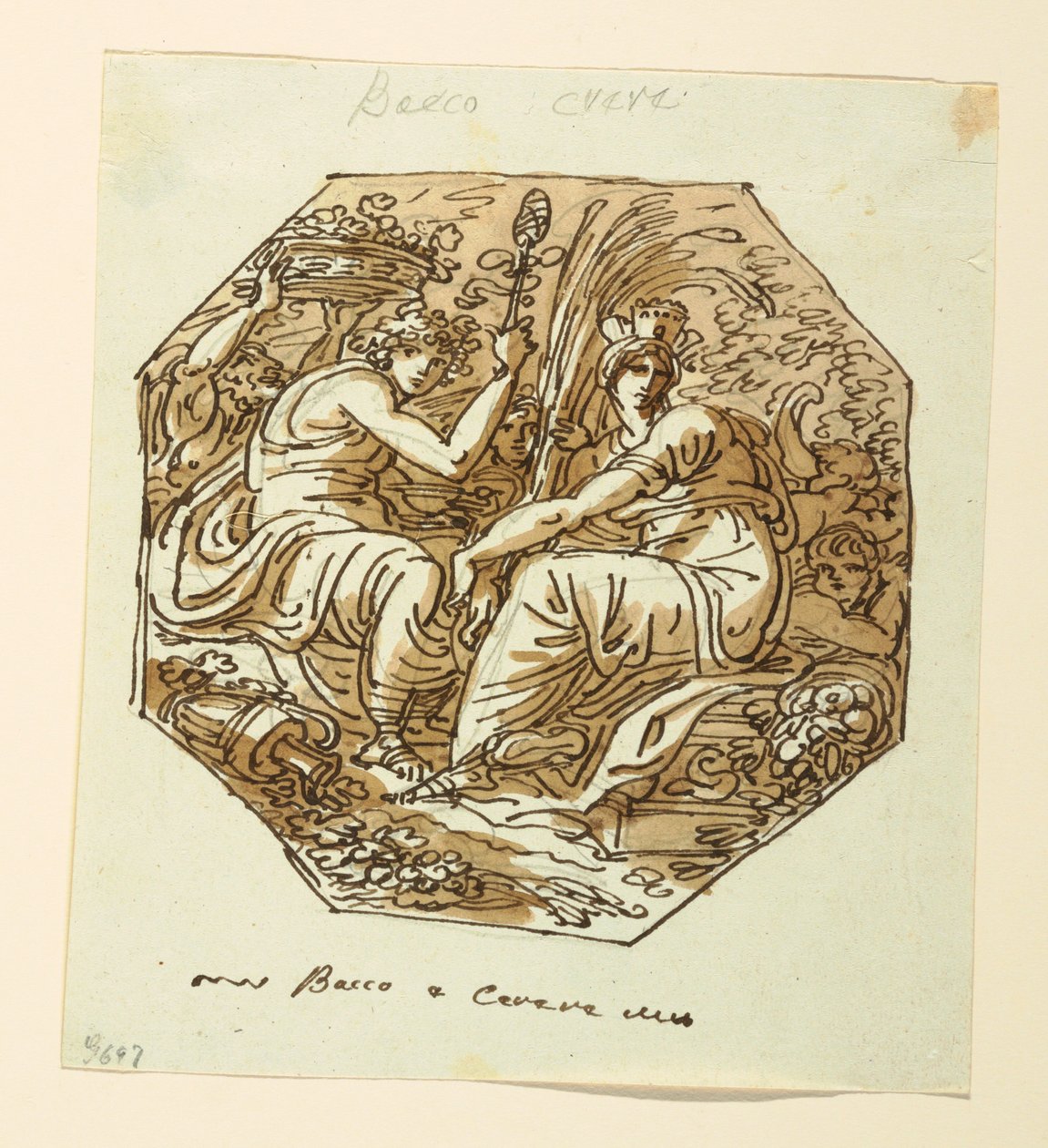 Baco e Ceres de Felice Giani