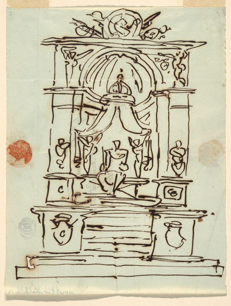 Projeto para um monumento de Felice Giani