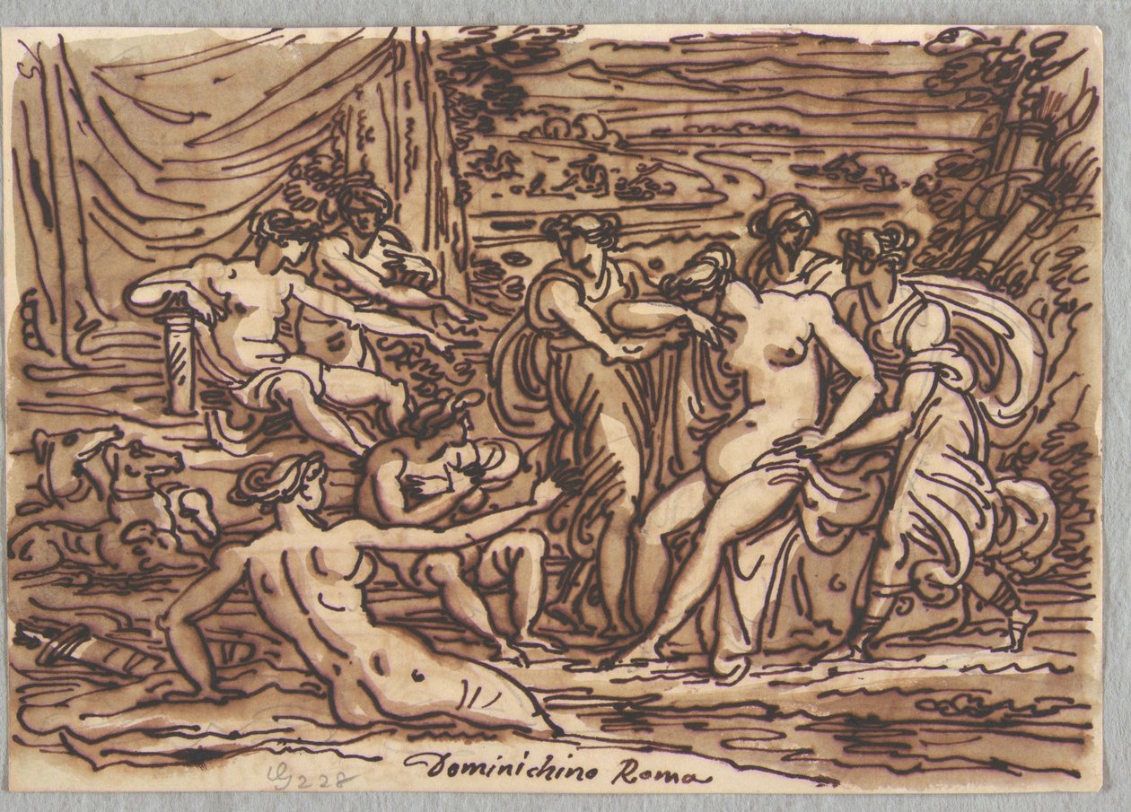 Diana e Calisto, depois de Domenichino de Felice Giani