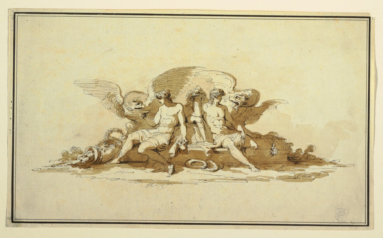Desenho de Felice Giani