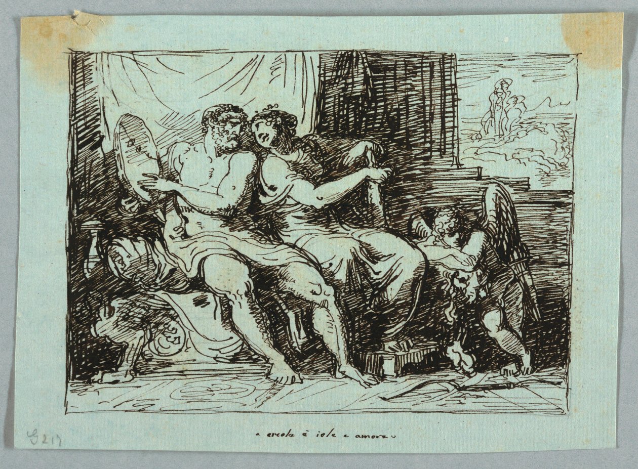 Hércules e Iole de Felice Giani