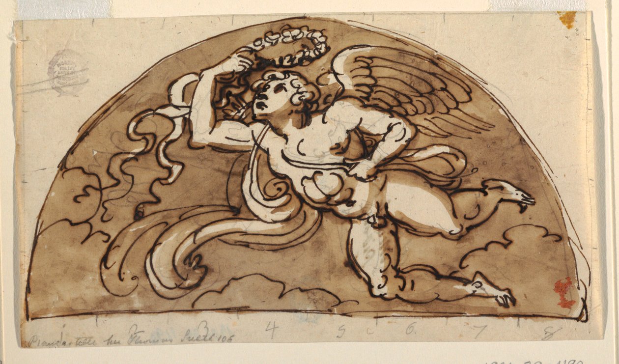 Primavera, Lunette para Teto, Sala Octogonal, Palazzo Milzetti, Faenza de Felice Giani