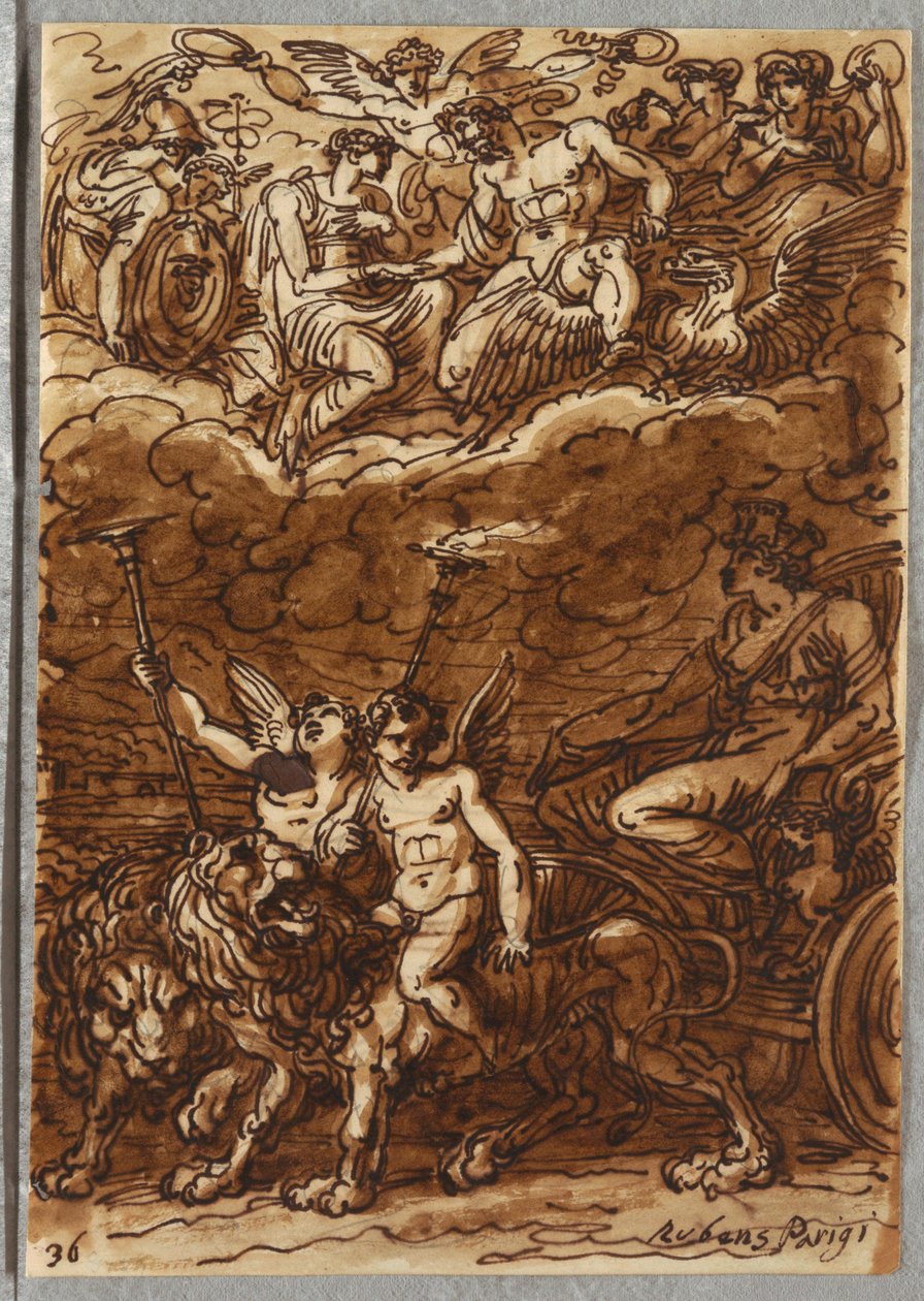 O casamento de Henrique IV de Felice Giani