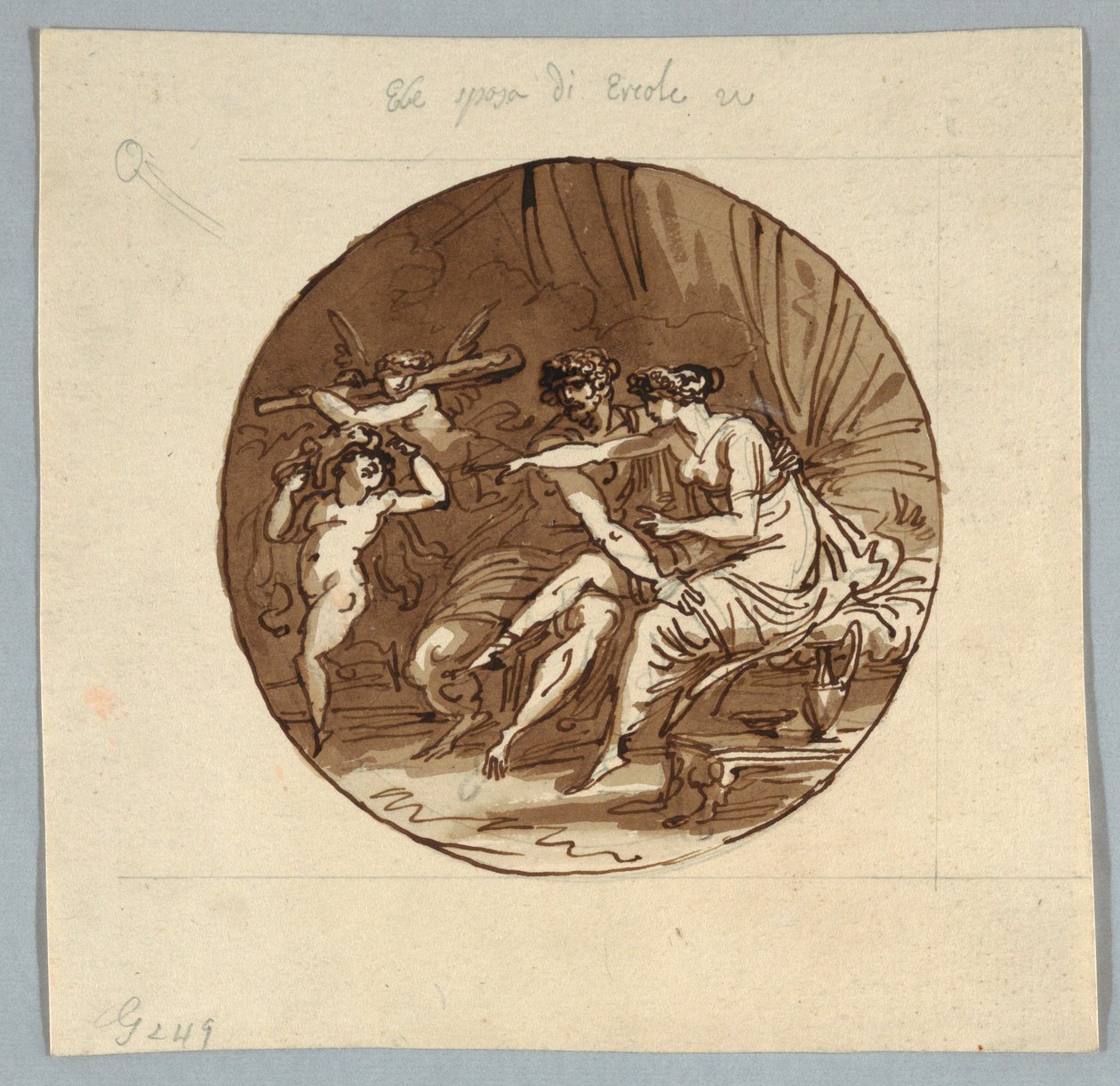 O casamento de Hebe e Hércules de Felice Giani