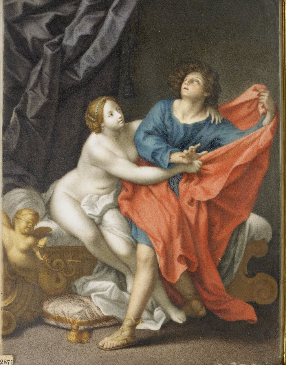 José e a esposa de Potiphar de Felice Ramelli