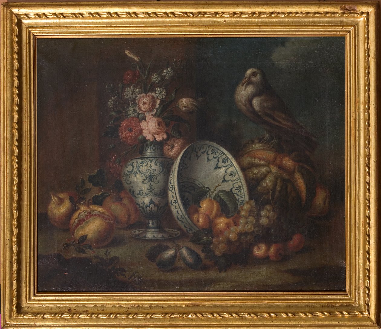 Natureza morta (óleo sobre tela) de Felice Rubbiani