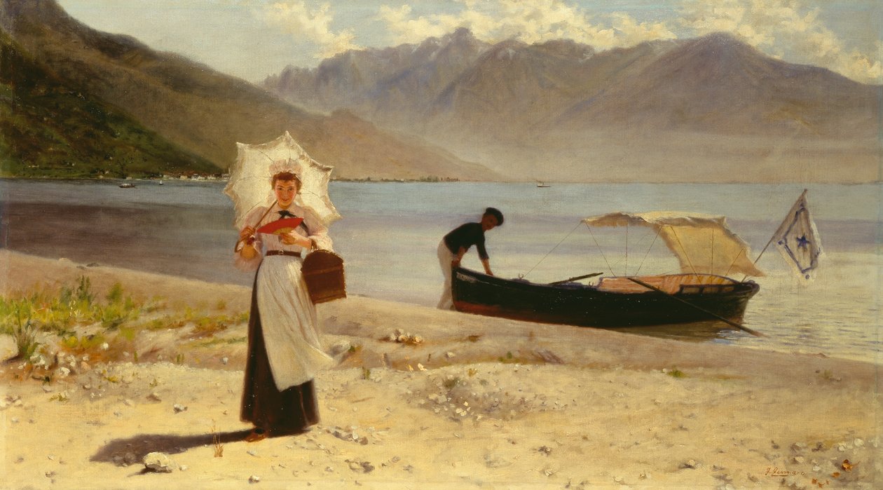 Aterragem no lago de Felice Zennaro