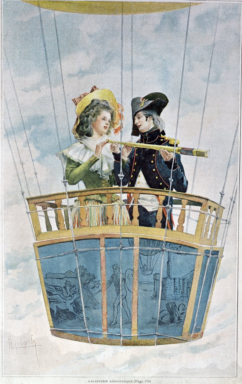 Gallantry no ar de Felicien baron de Myrbach Rheinfeld