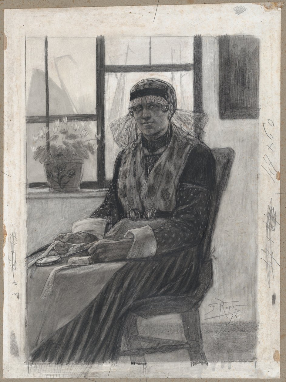 A rendeira de Félicien Rops