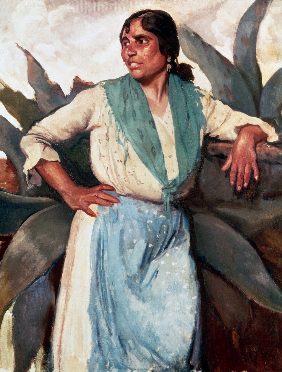 Mulher cigana, c.1929 de Felipe Abarzuza y Rodriguez de Arias