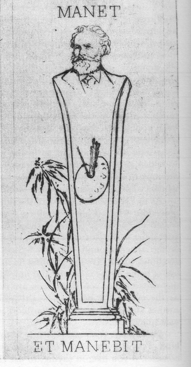 E segura, novembro de Edouard Manetne de Felix Bracquemond