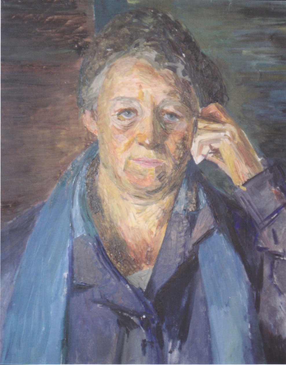 Retrato de uma mulher idosa Hermine Ilming de Felix Esterl