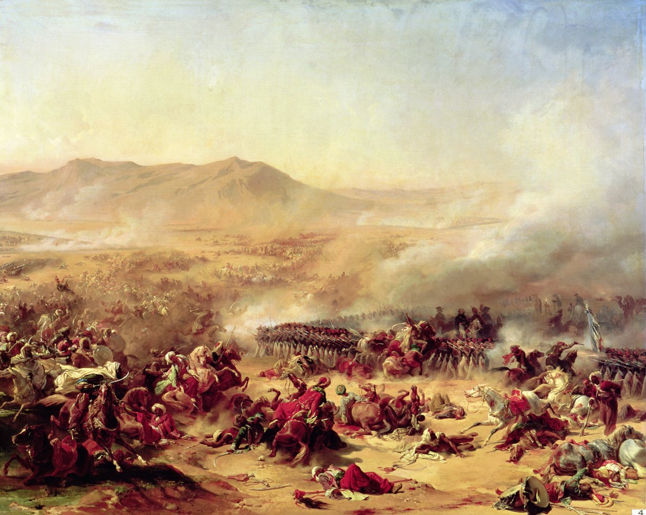 A Batalha de Mont Thabor, 16 de abril de 1799 de Felix Philippoteaux