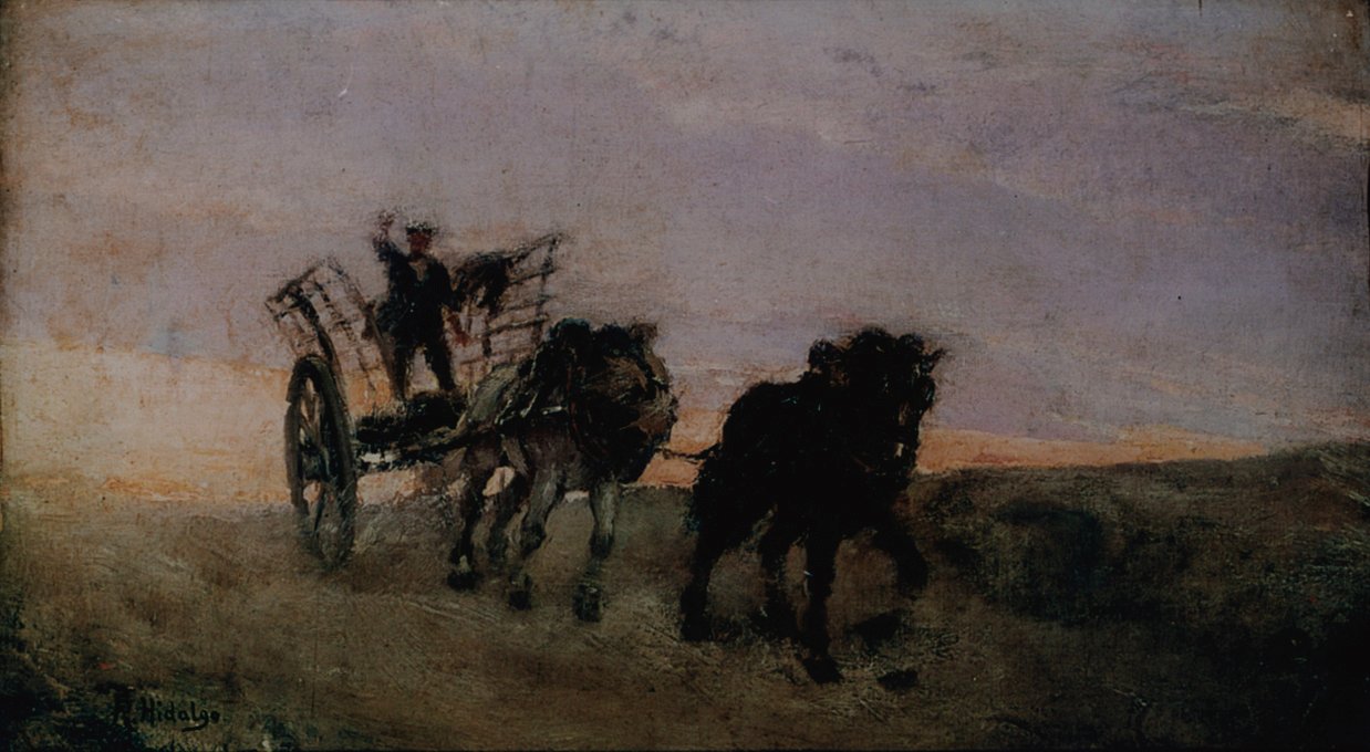 Carruagem do cavalo de Felix Resurreccion Hidalgo