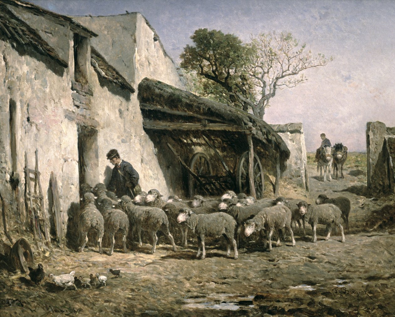 O retorno do rebanho para o redil de Felix Saturnin Brissot de Warville