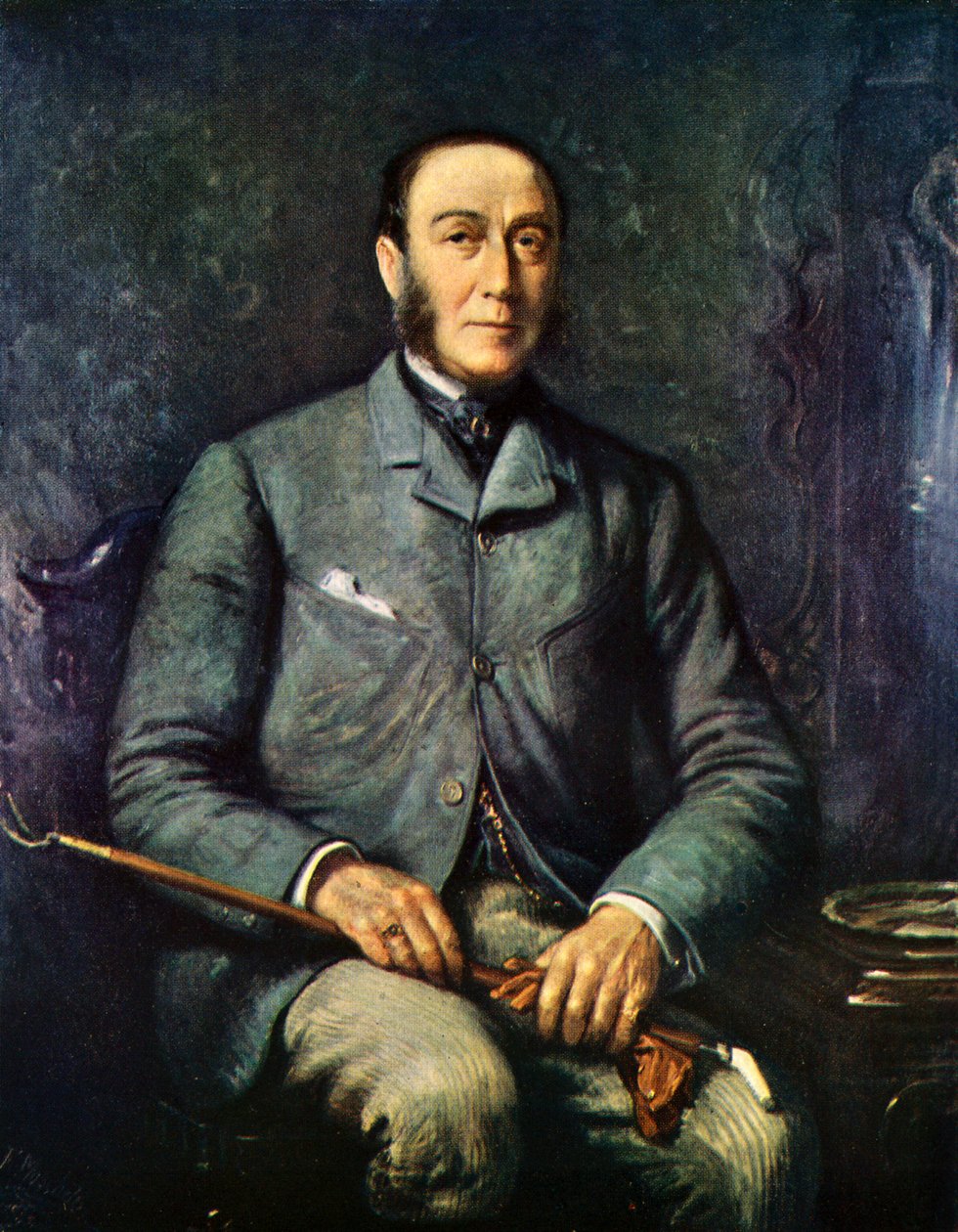 James Roosevelt - retrato de Felix Stone after Moscheles