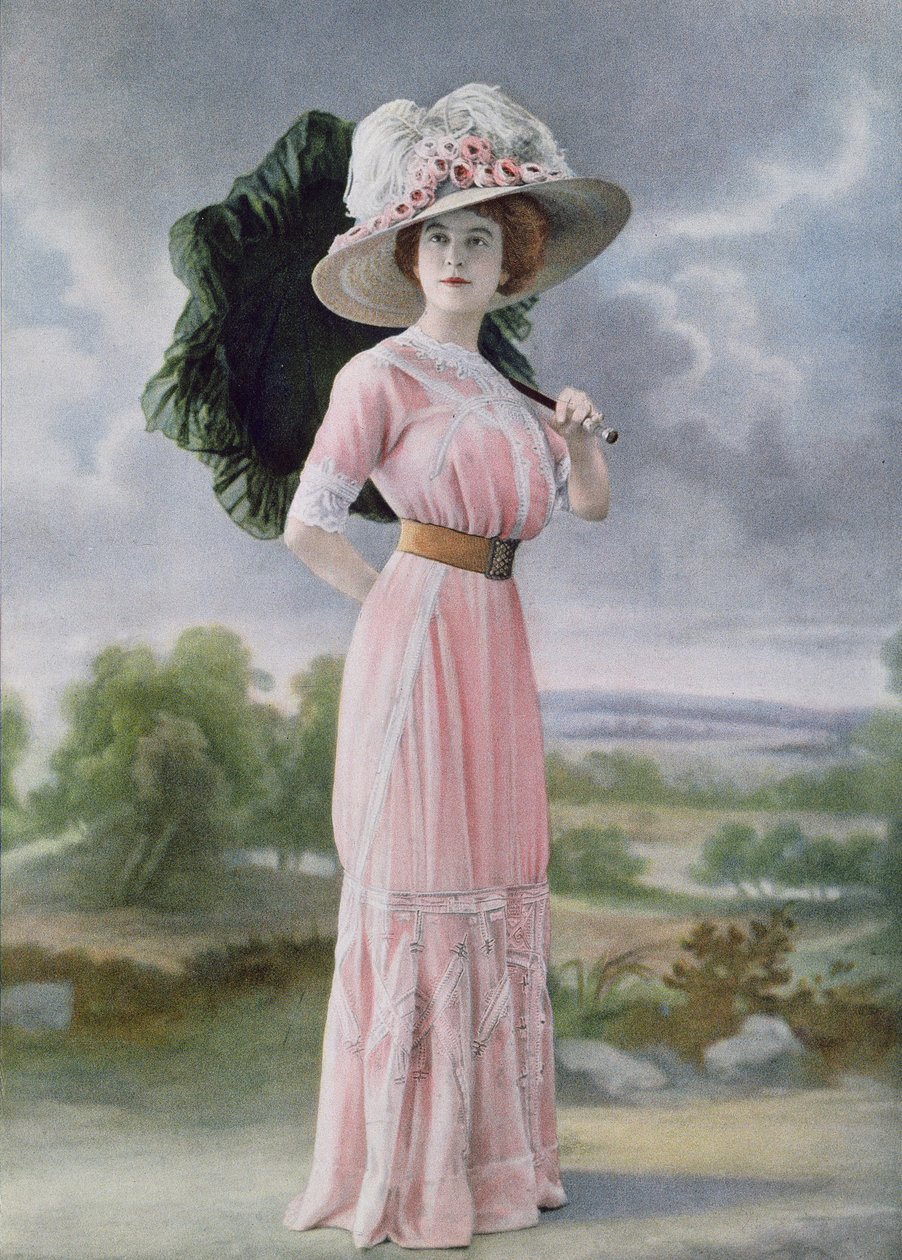 Moda praia vestir por Rivain und Cie, 1910 de Felix Studio