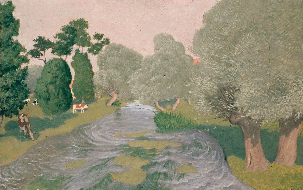Paisagem. Arques-la-Bataille de Felix Edouard Vallotton