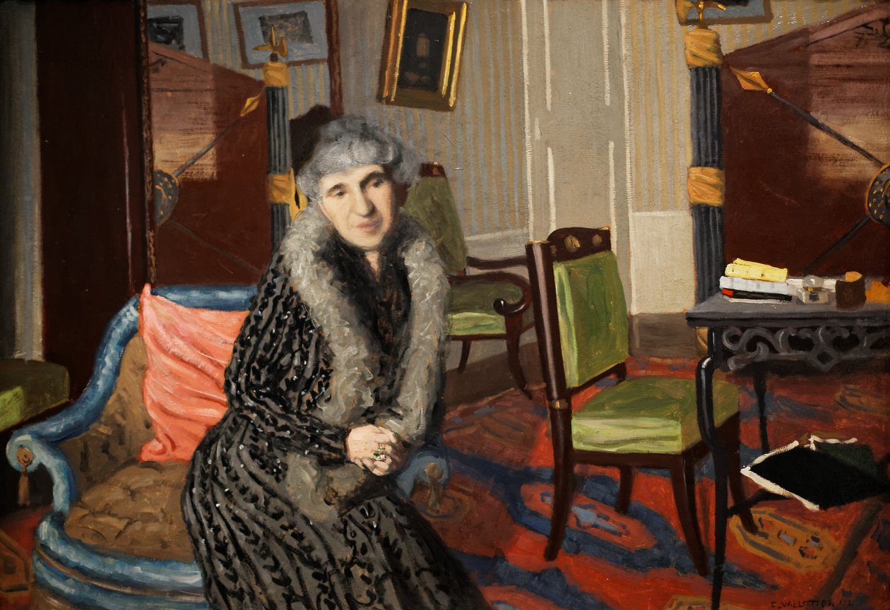 Mrs Alexandre Bernheim de Felix Edouard Vallotton