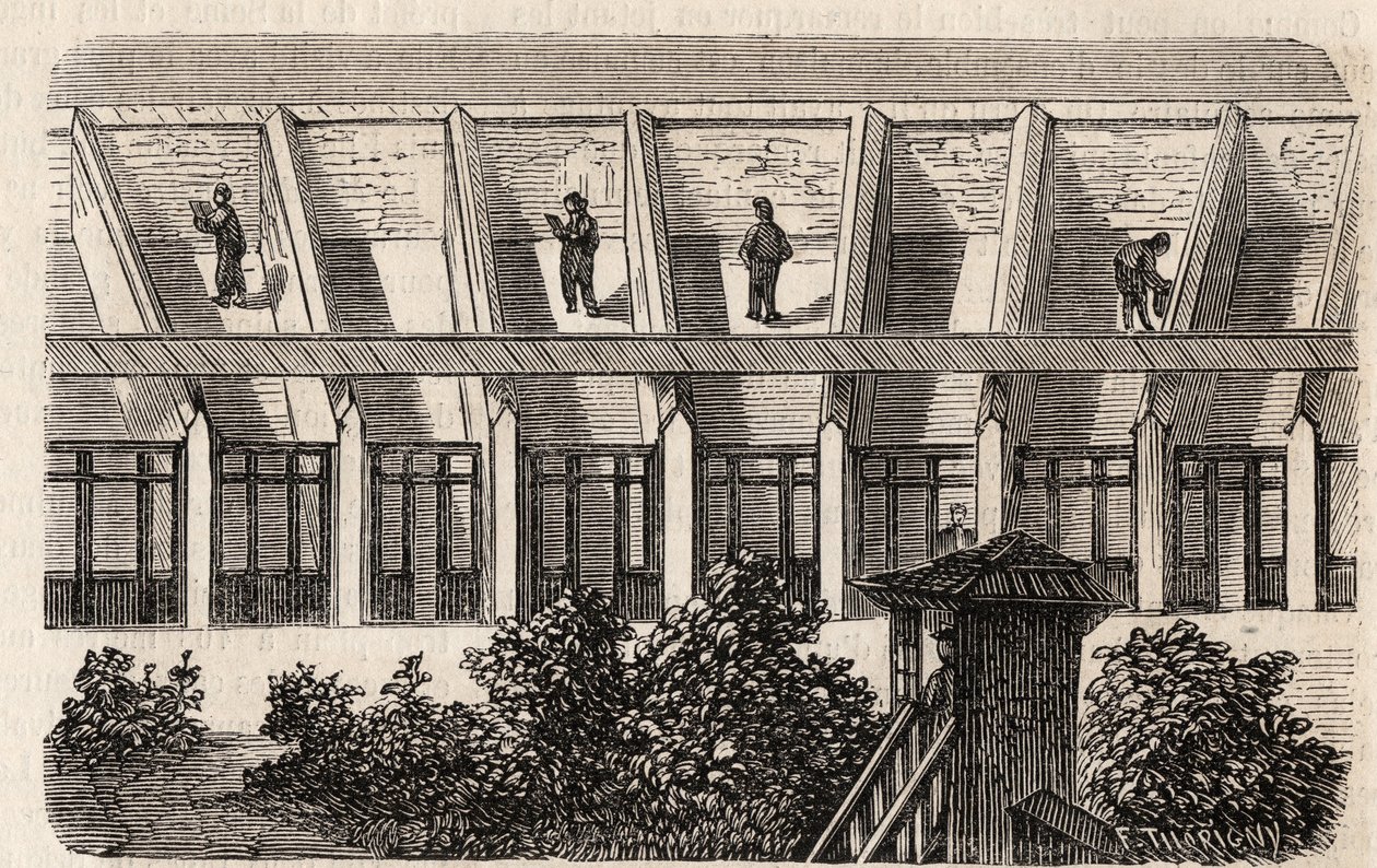 Paris - Prisão de la Petite Roquette (prisão para mulheres e adolescentes) - de Felix (after) Thorigny