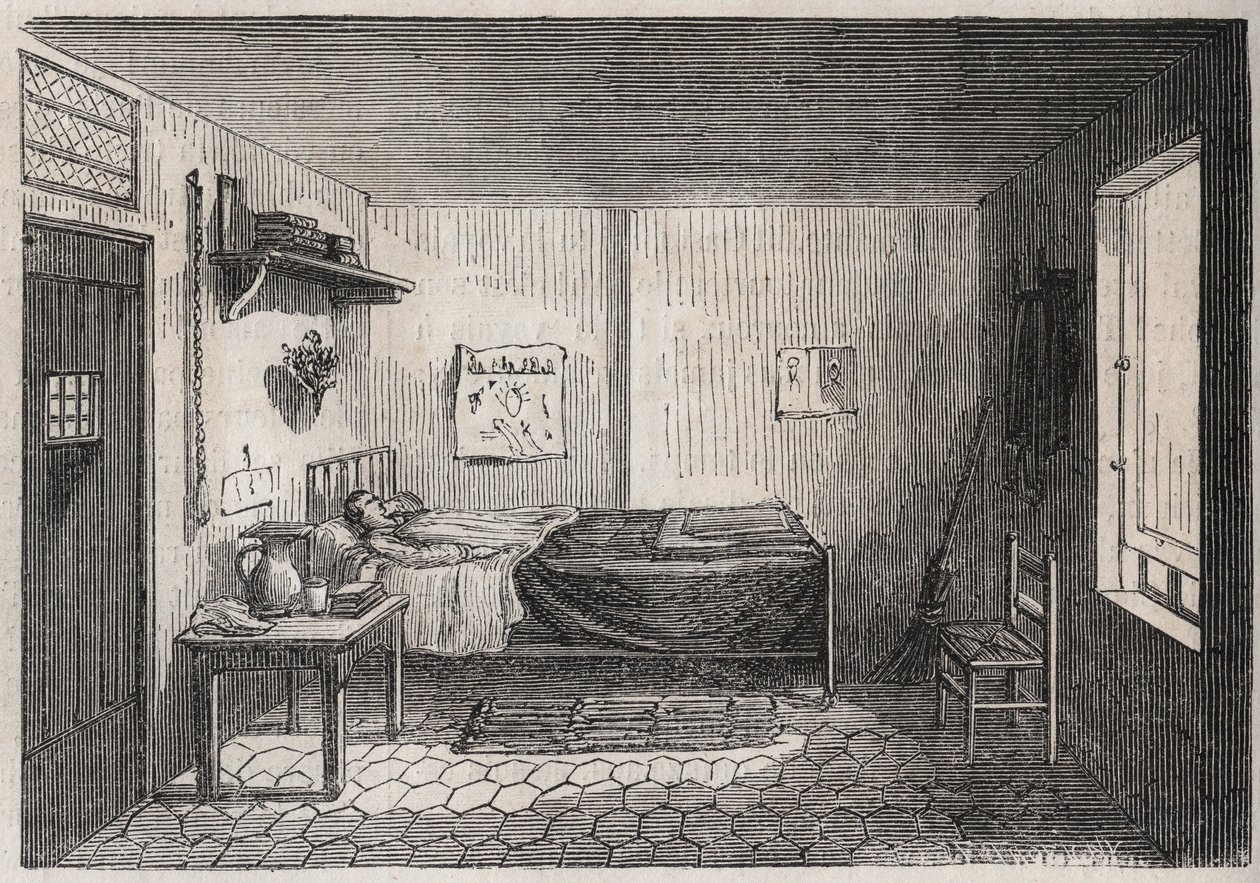 Paris - Prisão de la Petite Roquette (prisão para mulheres e adolescentes) - de Felix (after) Thorigny