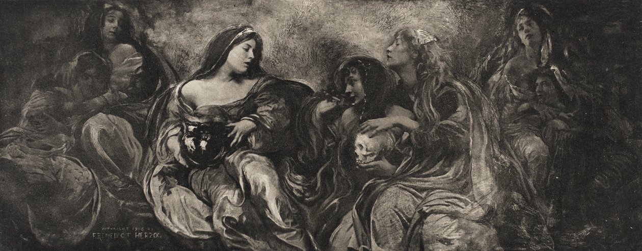 Twixt the Cup e o Lábio, 1907 (fotogravura) de Felix Benedict Herzog