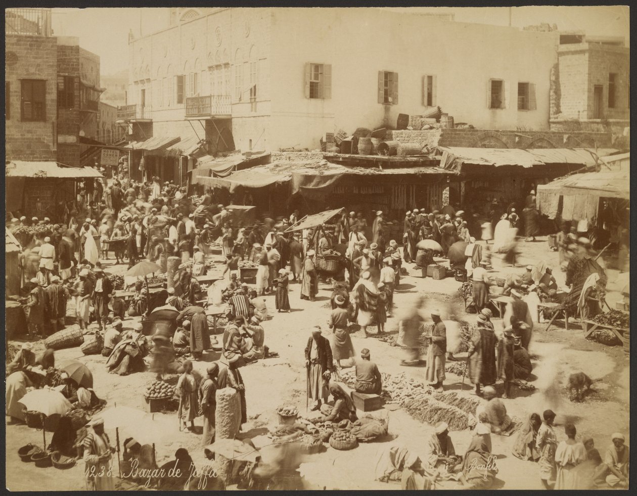 Bazar de Jafa de Félix Bonfils