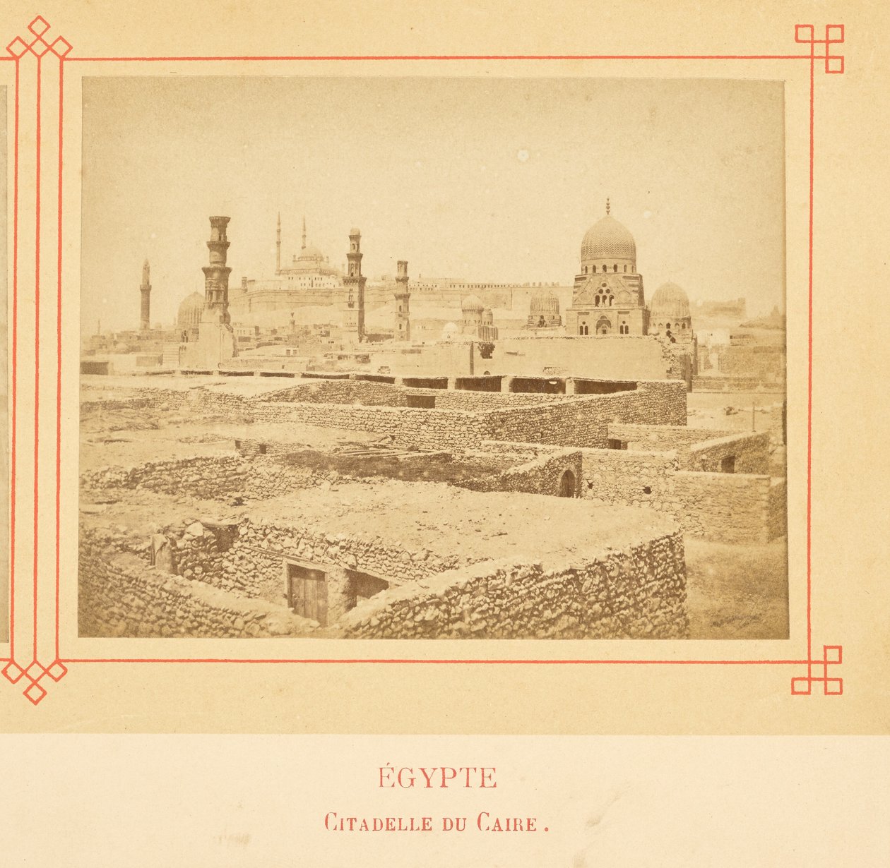 Cidadela do Cairo de Félix Bonfils