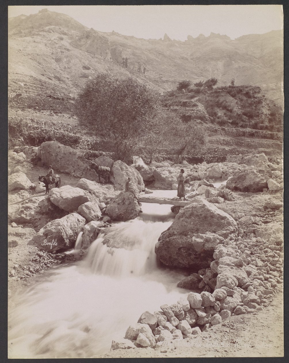 Curso do Kadisha, Monte Líbano de Félix Bonfils