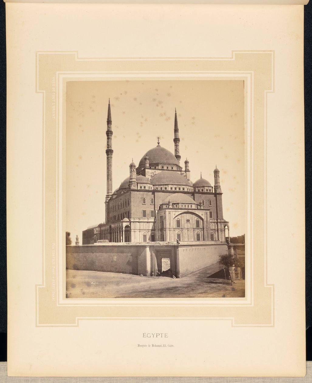 Egito: Mesquita de Muhammad Ali, Cairo de Félix Bonfils