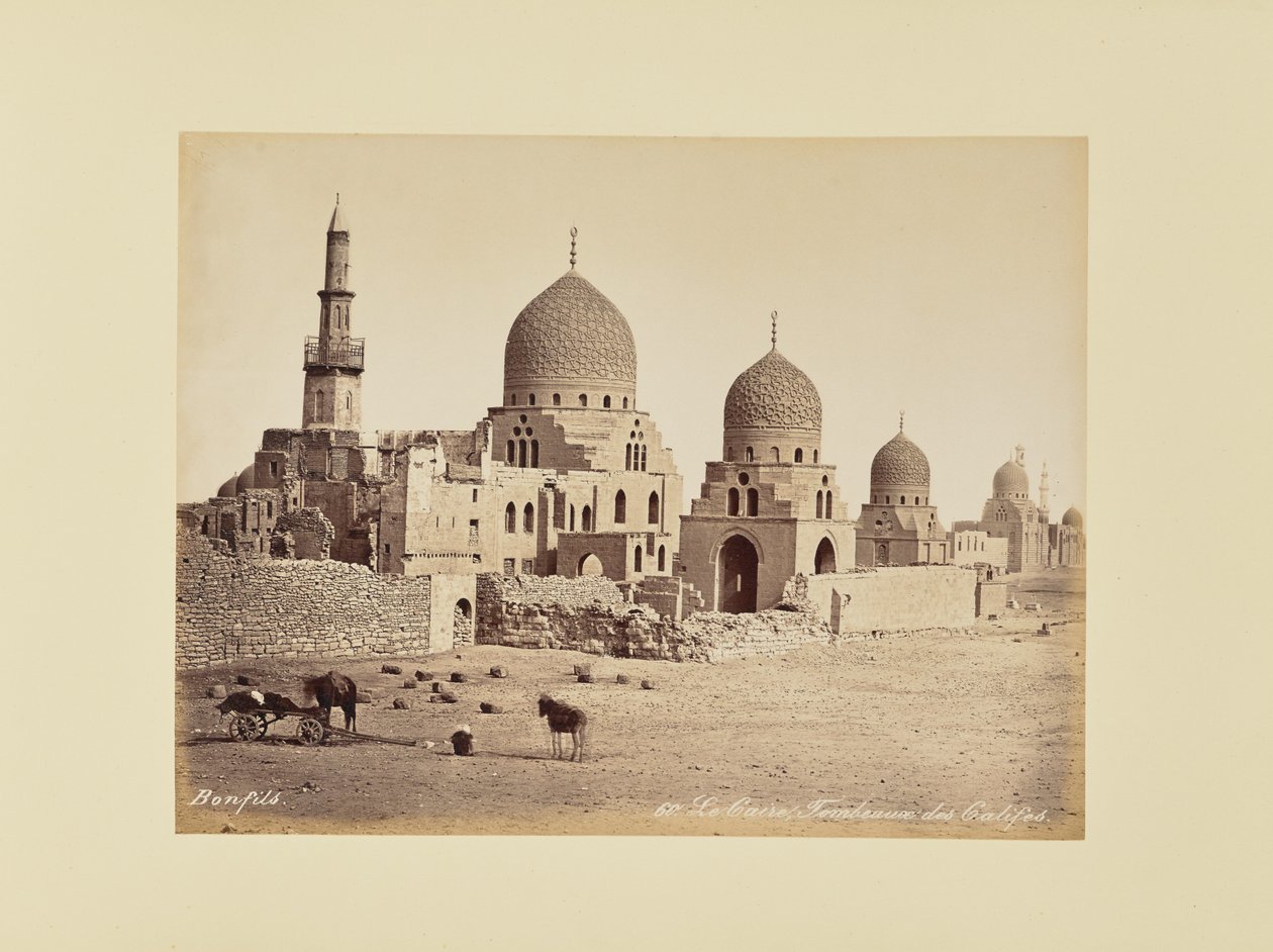 Cairo, túmulos dos califas de Félix Bonfils