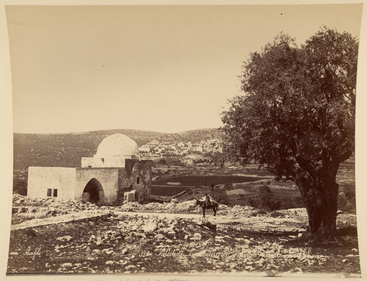 Palestina. Túmulo de Raquel, perto de Belém de Félix Bonfils