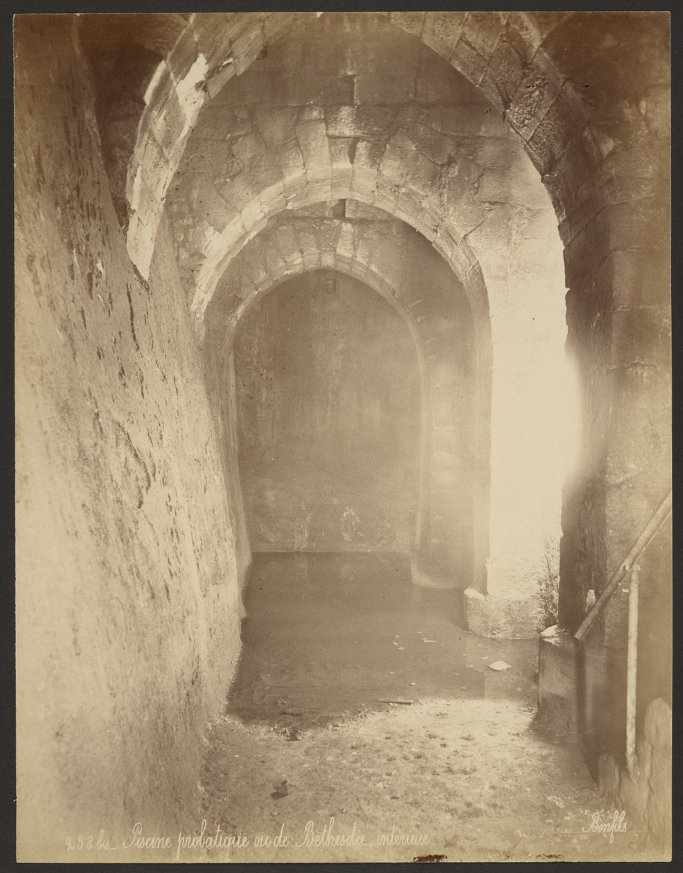 Piscina probática ou de Bethesda, interior de Félix Bonfils