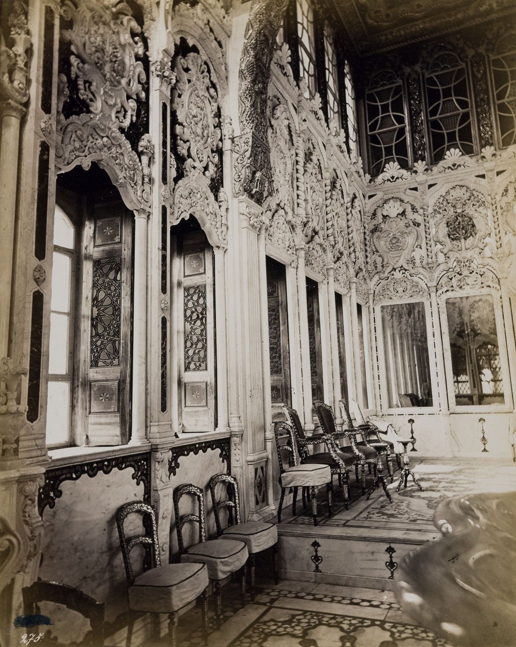 Casa rica em Damasco de Félix Bonfils