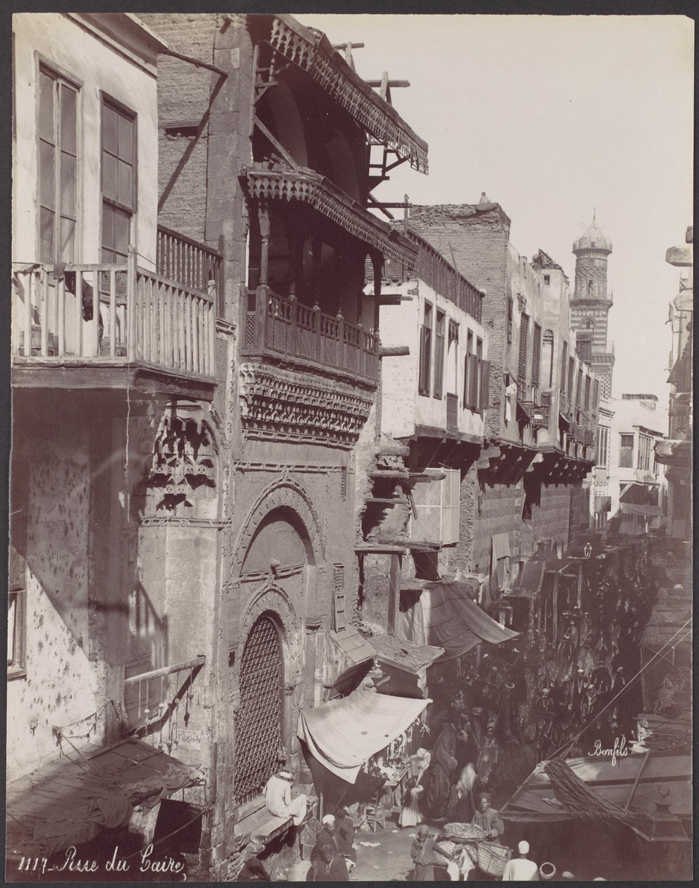 Rua do Cairo de Félix Bonfils