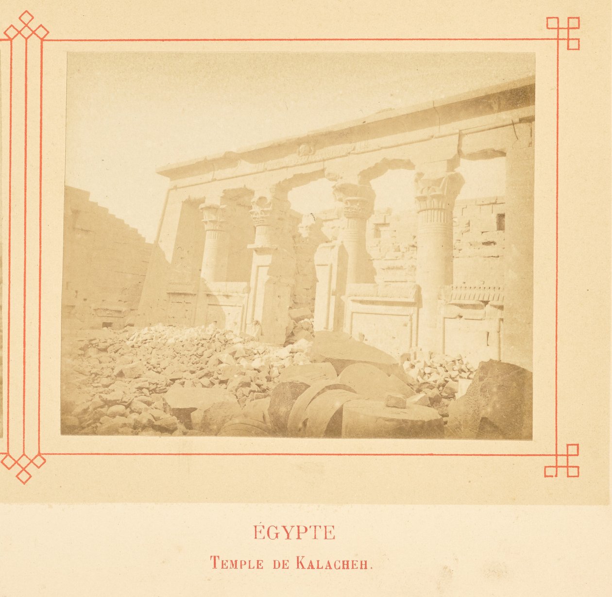 Templo de Kalacheh de Félix Bonfils