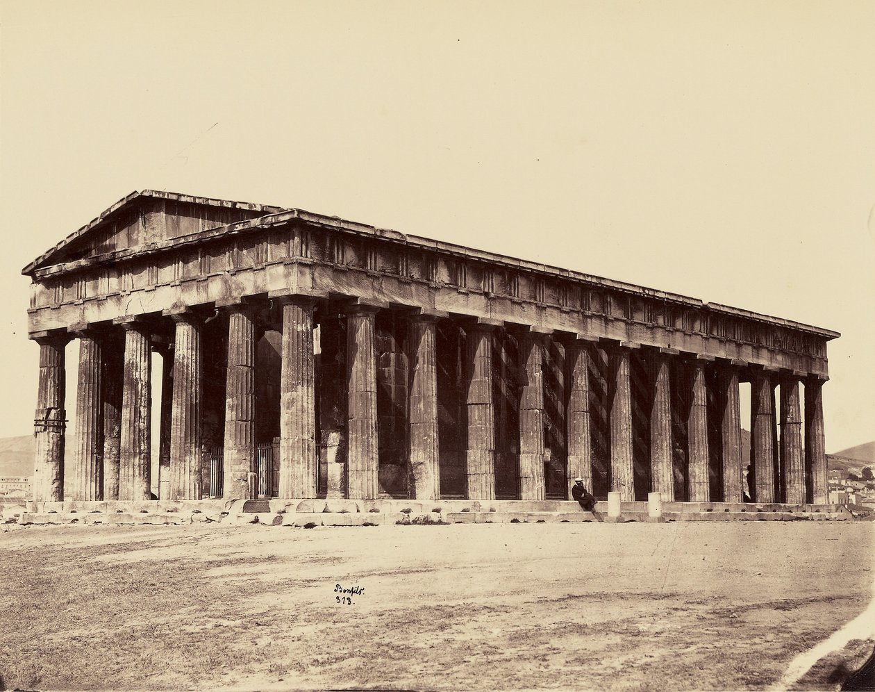 Templo de Teseu - Atenas. [Heféstion] de Félix Bonfils