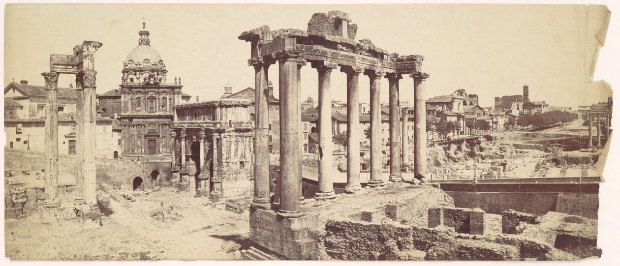 O Fórum Romano de Félix Bonfils