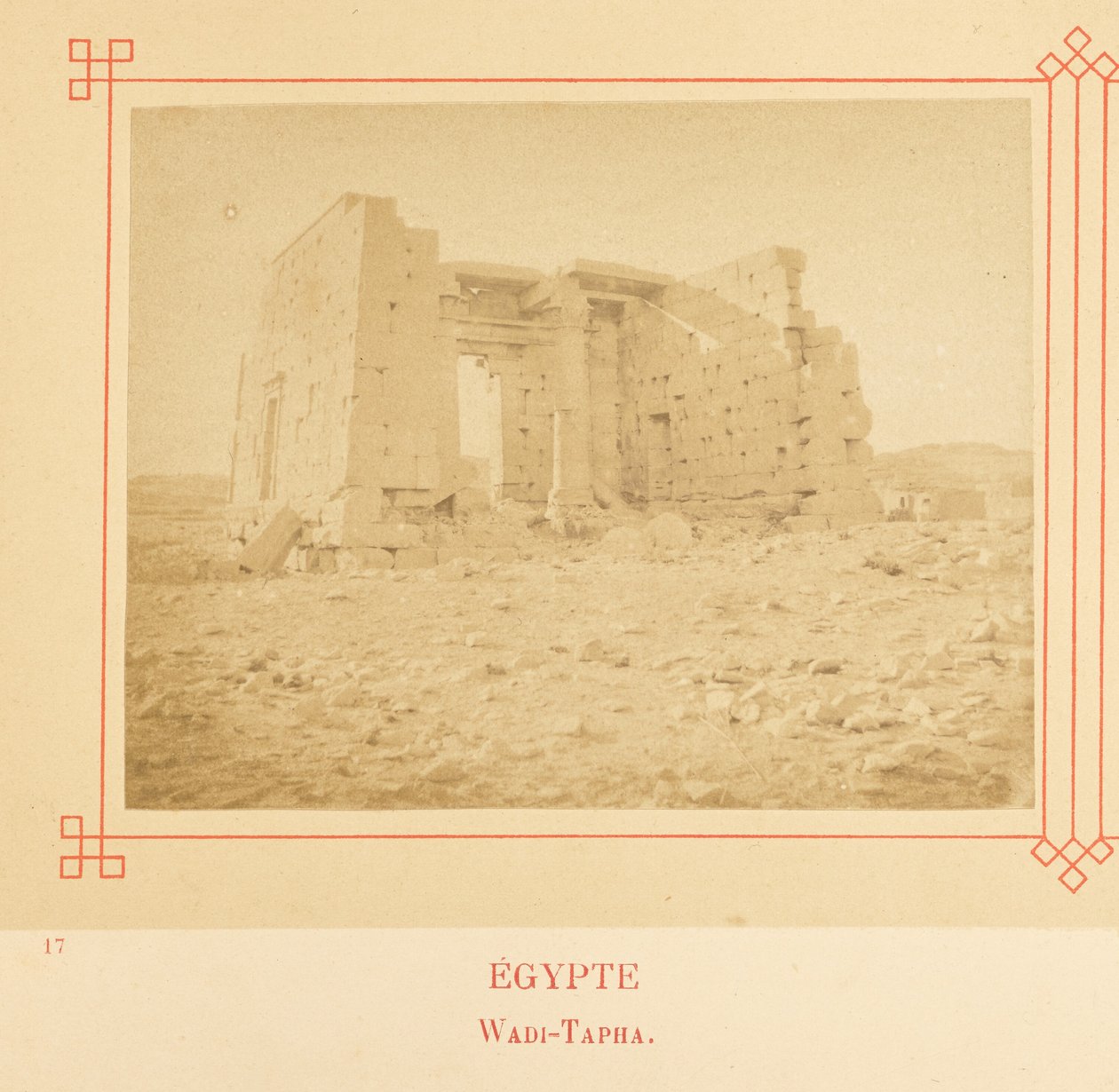 Wadi-Tapha. de Félix Bonfils