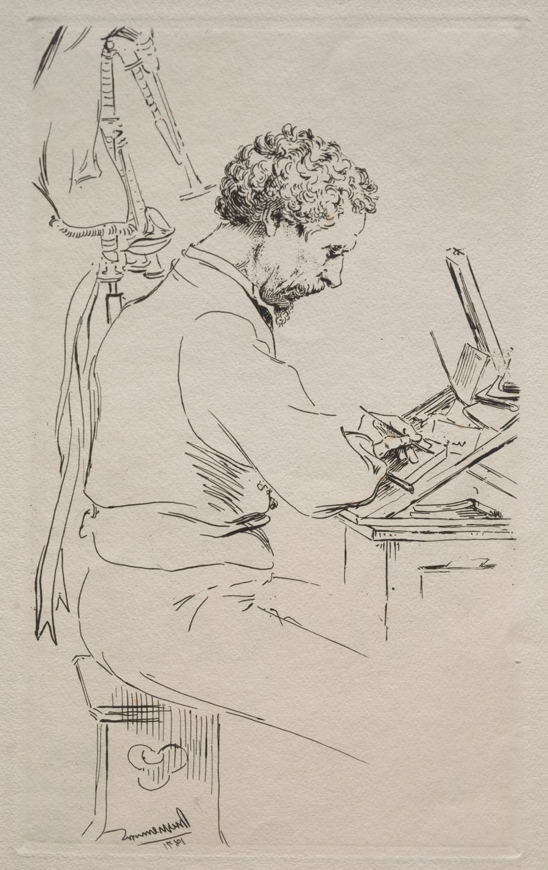 Charles Kean, 1871. de Felix Bracquemond
