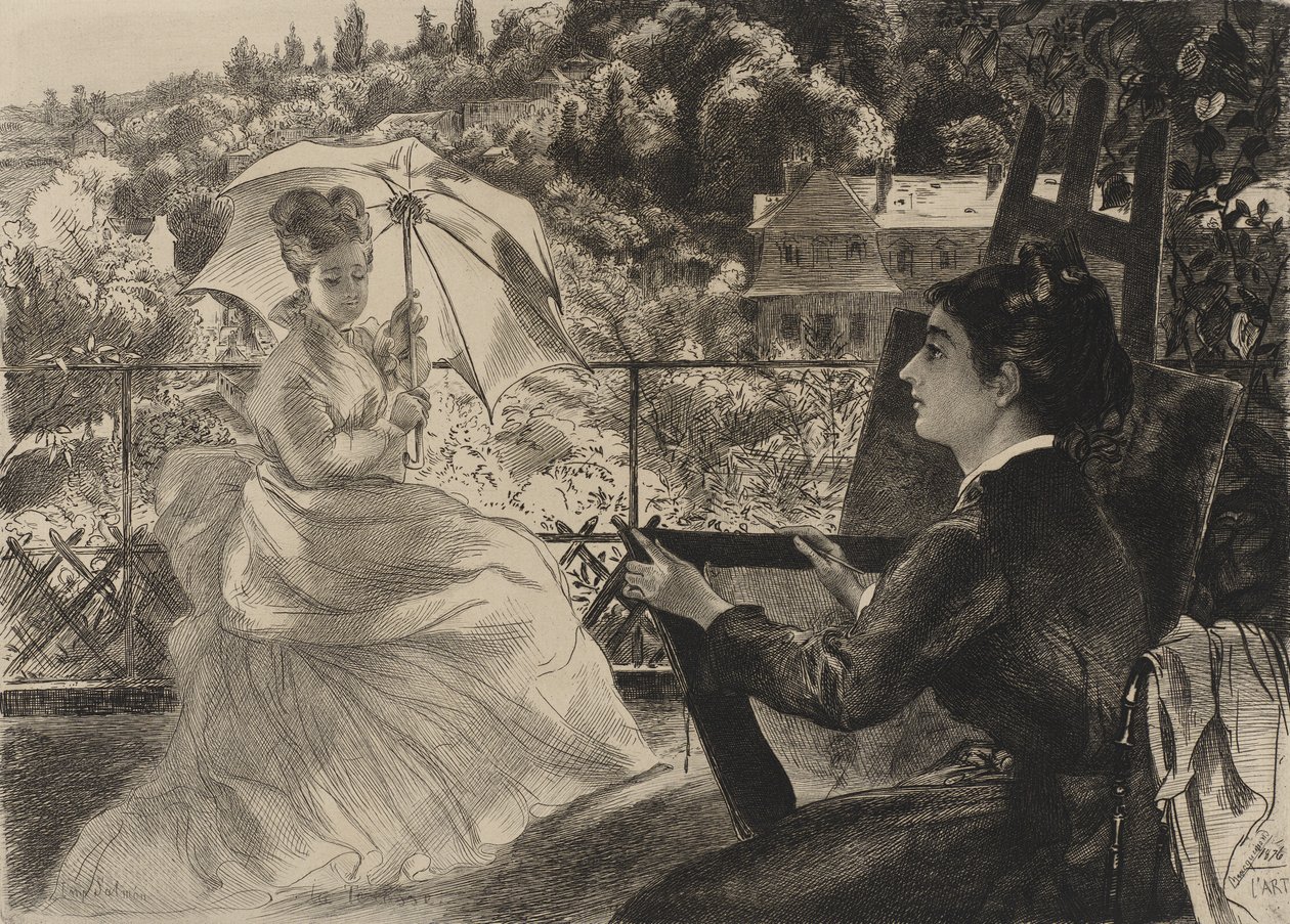 La Terrasse de Felix Bracquemond