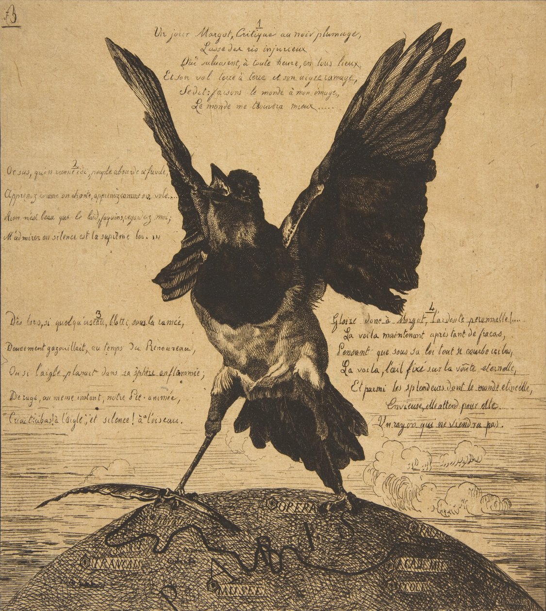 Margot, a Crítica, 1854. de Felix Bracquemond