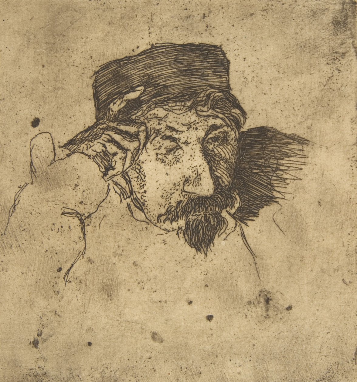 Esboço de Joseph Guichard, 1853. de Felix Bracquemond