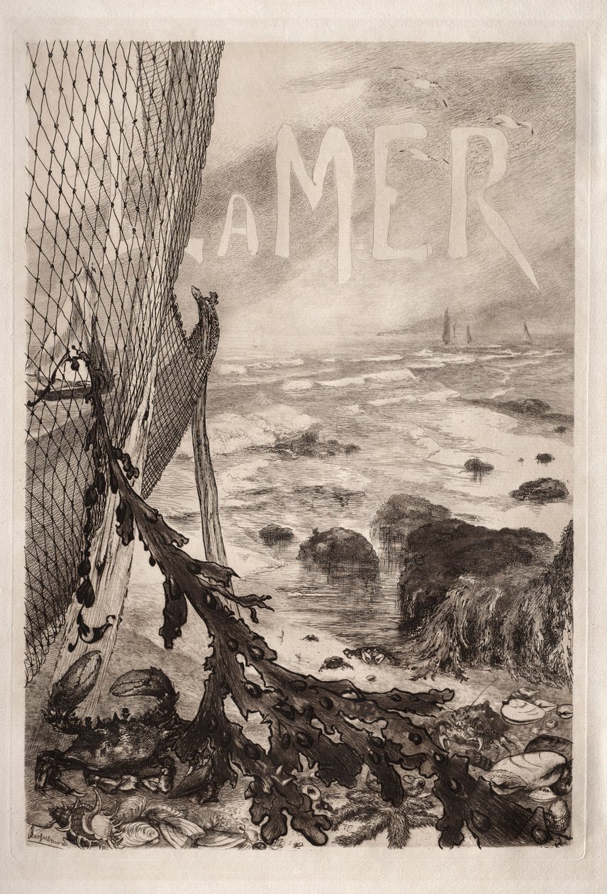 O mar, 1905. de Felix Bracquemond