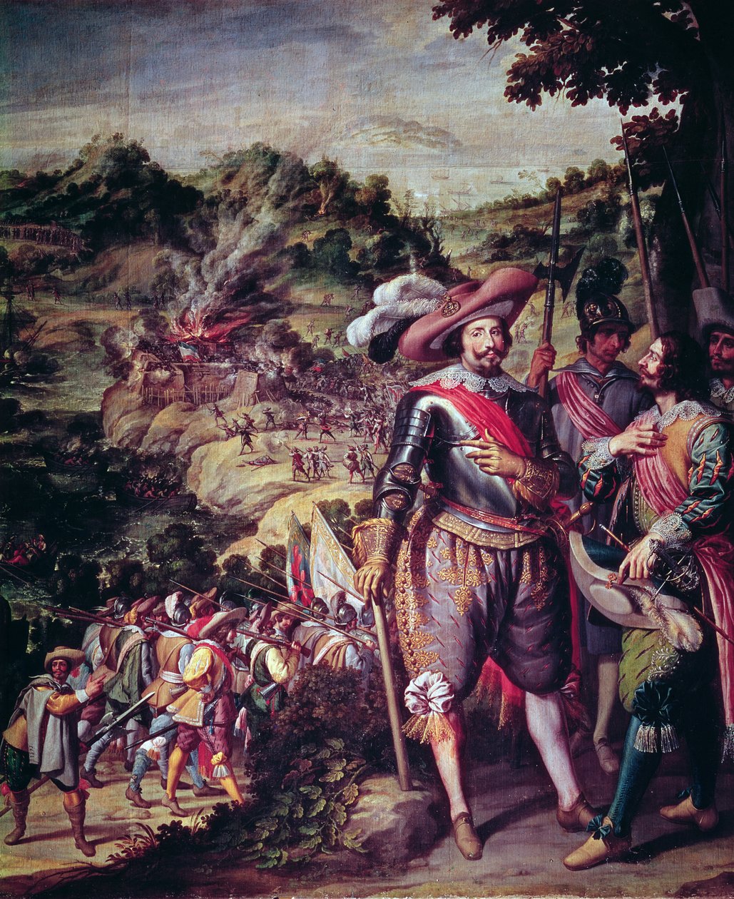 Recaptura da Ilha de San Cristobal em 1634 de Felix Castello