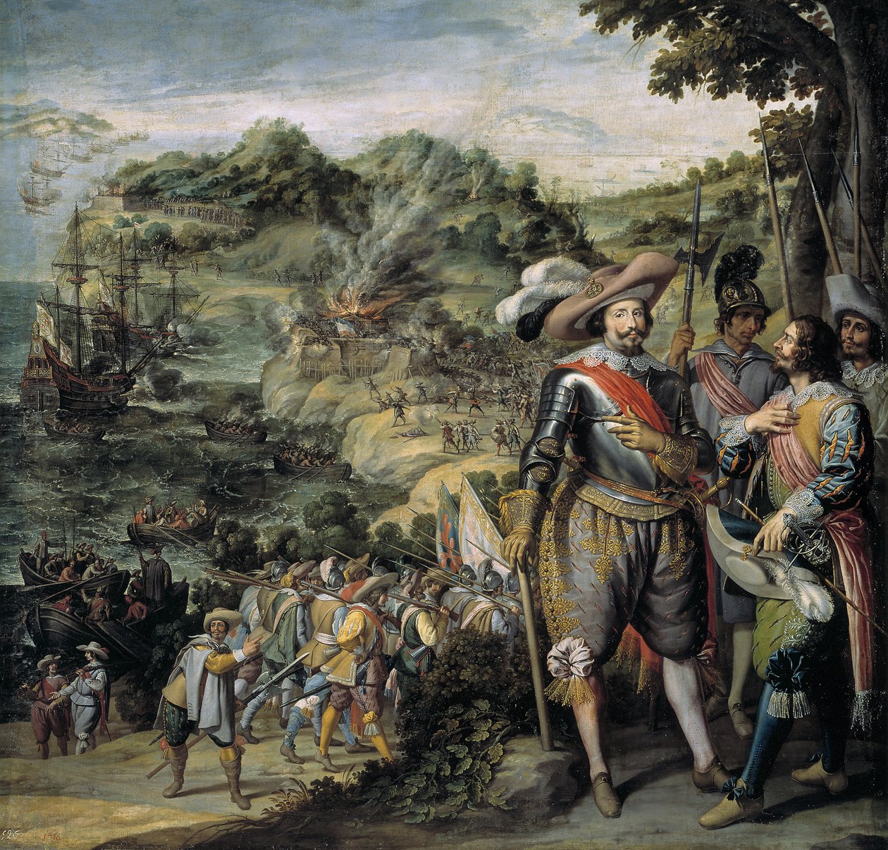 A captura de São Cristóvão por Don Faderique de Toledo, 1634 de Felix Castello