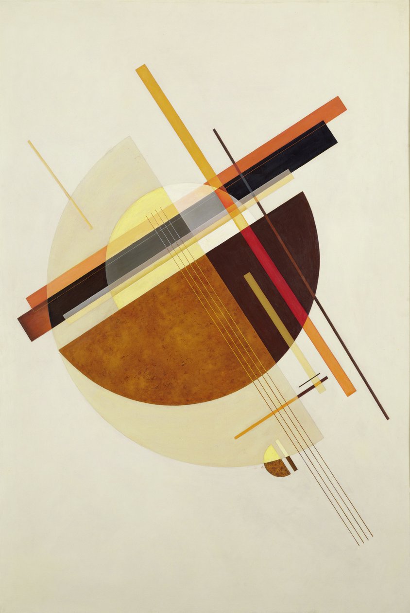 Composição, c.1947-48 (óleo sobre tela) de Felix Del Marle