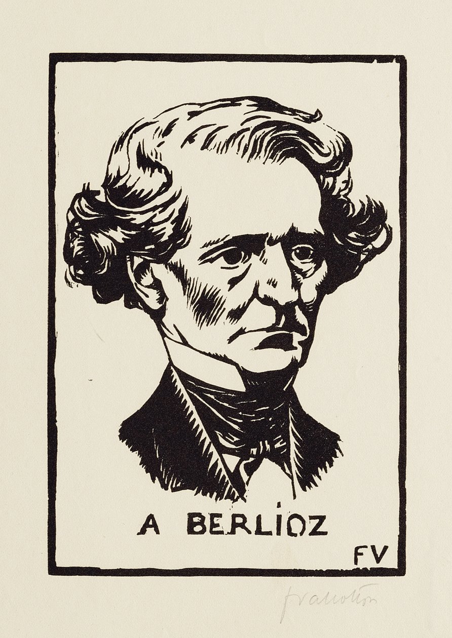 A Berlioz, 1891 de Felix Edouard Vallotton